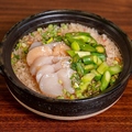 料理メニュー写真&nbsp;ホタテとアスパラの釜めし