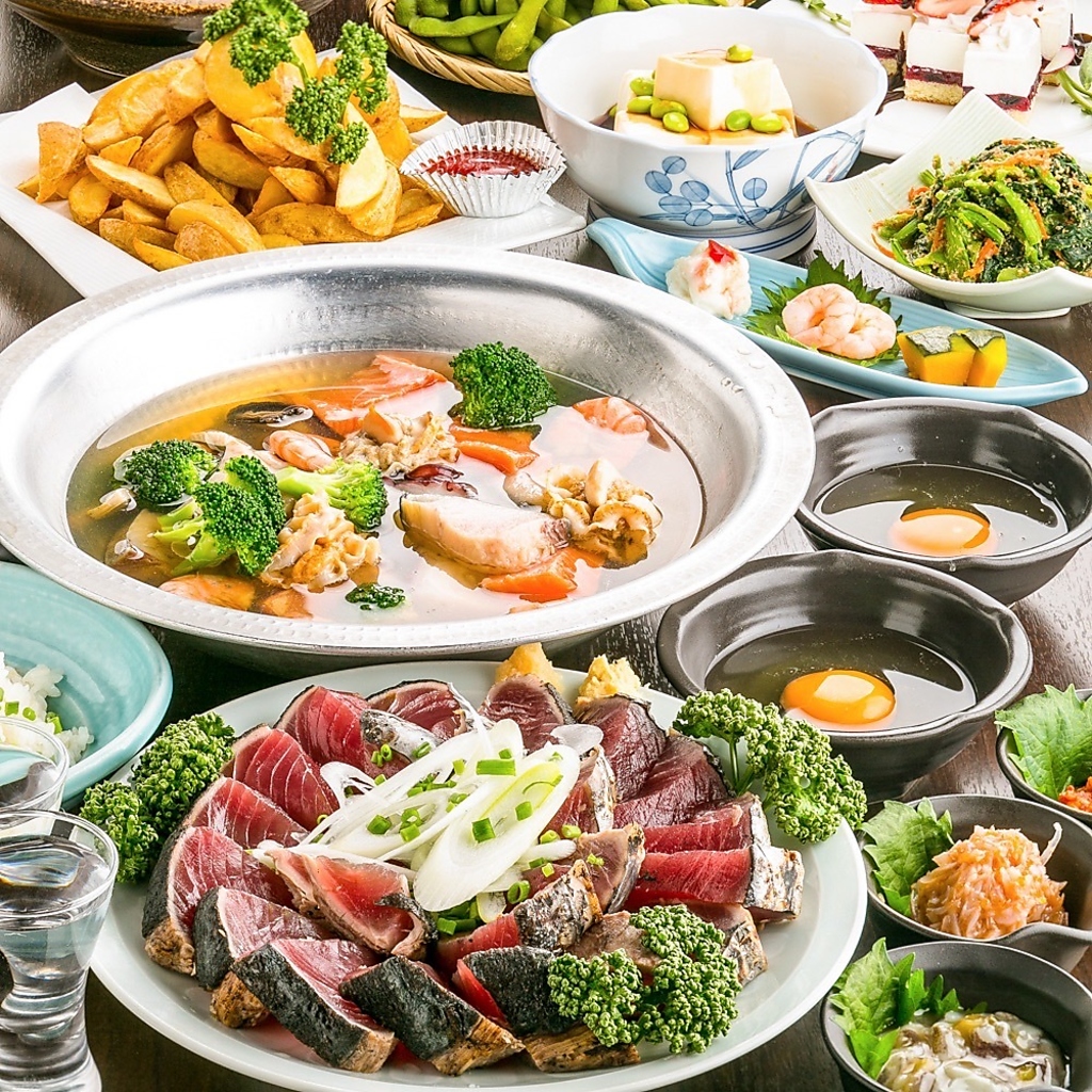 創作料理も多数あり！様々な方にお楽しみいただけます！