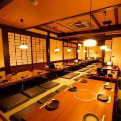 ゆったりお席で間隔をあけてご案内します☆☆神戸三宮で飲み会なら贔屓屋で☆飲み会に！