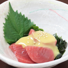 マグロとワカメのぬた和え