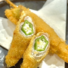 オクラ豚巻き串