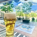土・日・祝日・祝前日は昼間に青空を見ながらビールを1杯!爽やかな季節は特に最高な気分で飲めます♪