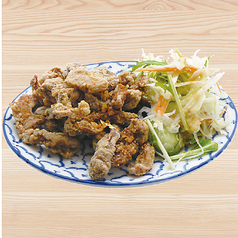 豚肉ニンニク揚げ　ムートードカティアム　Tha fried-pork with garlic