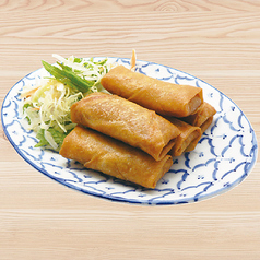 揚げ春巻き　ポーピアトード　Thai deep fried-spring rolls