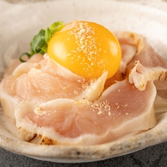 《黒さつま鶏》黒さつま鶏の鶏ユッケ