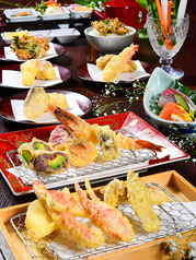 天ぷら スキレット 吉福 きちふくのコース写真