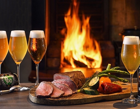 【ディナー限定】薪ビア2026　ローストビーフが食べ放題