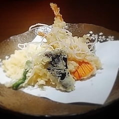 海老天ぷら盛り合わせ/天ぷらの盛り合わせ