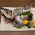 料理メニュー写真&nbsp;アジの姿盛り