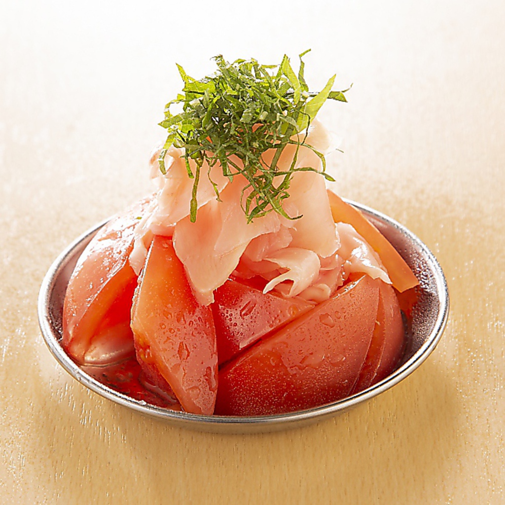 食時の合間にさっぱりとお口直し◎『ガリトマト』319円