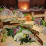 産地直送！鮮度抜群な刺身はぜひ一度食べていただきたい。