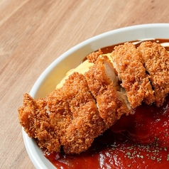 オムライス ＋ ハーフチキンカツ