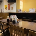 出来立ての料理をいち早く楽しめます。