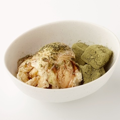 抹茶のわらび餅アイス