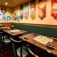 ワイワイ楽しめる活気あふれる開放的な大衆酒場スタイル