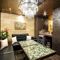 雰囲気抜群♪大小様々なアジアンリゾート個室をご用意