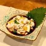 旬食材のメニューもございます◎濃厚な味わいのたちのポン酢和えはお酒との相性が抜群でお酒が進む♪