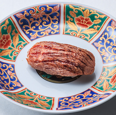 霜降りカルビ炙り寿司　一貫