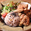 料理メニュー写真 【CAFETORA若鶏の唐揚げセット】(十五穀米/ミニサラダ/前菜/スープ)
