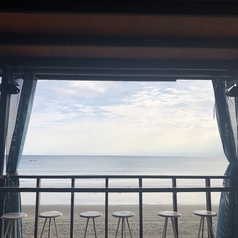 海向きのカウンターもご用意♪