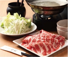 あぐー豚とレタスのしゃぶしゃぶ 1人前