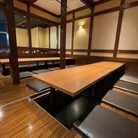 大人数宴会に！人気のお座敷席◎