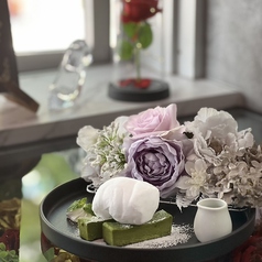 お花の綿雲ティータイム 抹茶テリーヌ
