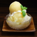 料理メニュー写真&nbsp;果肉たっぷり白桃かき氷