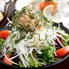 大根の山盛りさらだ 自家製紀州梅ドレで