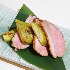 鴨と秋茄子の醤油焼