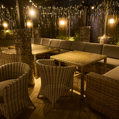 開放的でおしゃれなテラス