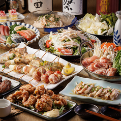 全260席個室完備　肉・海鮮・鍋 &nbsp;3H食べ飲み放題　豊洲横丁 のコース写真