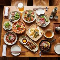 最大3時間飲み放題付きコースあり