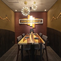 完全個室完備◎和の趣あふれる上質空間は居心地抜群