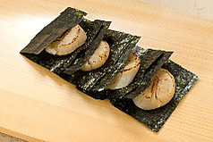帆立貝の磯辺焼き