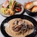 料理メニュー写真 【ランチ】柔らか鶏とポルチーニ茸のクリームパスタ