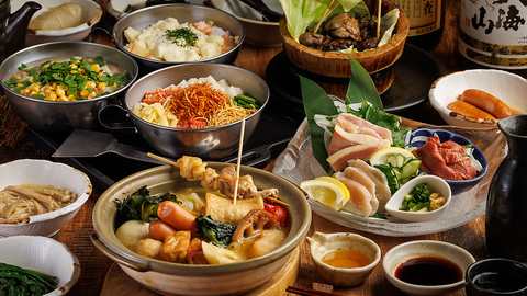 宴会は最大70名様までOK！三大名物【桶焼き/鶏だしおでん/ハイボール】で楽しく乾杯♪