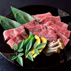 黒毛和牛カルビ・ロース盛合せ