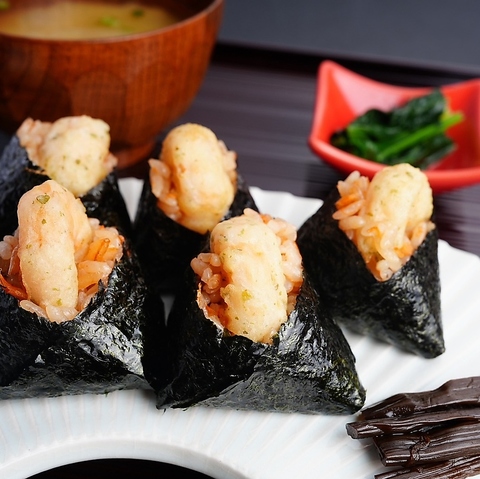 発祥の店の味を受け継ぐ本物の【天むす】＆職人技が光る【鉄板焼き】が楽しめる居酒屋