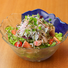しらすぶっかけサラダ~レモンドレッシング~