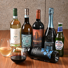 ボトルワインを豊富にご用意しております