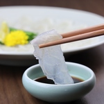浜藤はポン酢から自家製！ふぐの濃厚な旨味とポン酢の酸味がさらに旨味を引き立てます