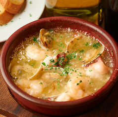 具だくさんシーフードアヒージョ