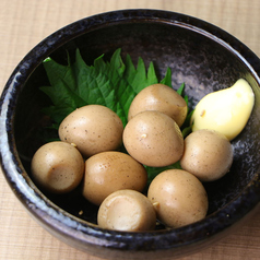 柚子胡椒風味のうずら煮卵