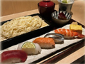 料理メニュー写真&nbsp;にぎり5貫と稲庭うどん