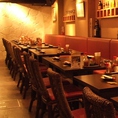 【テーブル席】2名様～。テーブル同士を繋げれば最大26名様までのご利用も可能です！