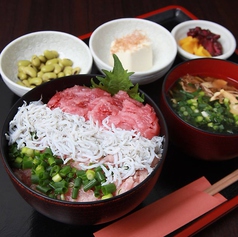 中落ち・ネギトロ・しらす丼セット