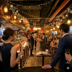 すすきの駅徒歩2分のおしゃれなビアパブを貸し切って大人のパーティーを開催しよう♪マイク、モニター、音響設備は全て無料で使用OK！瓶ビール片手に仲間達と特別な時間を過ごそう！