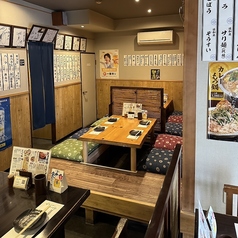掘りごたつは20名様まで。ご家族でのご利用も多いです。