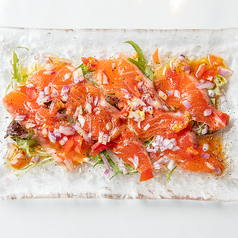 国産サーモンのカルパッチョ